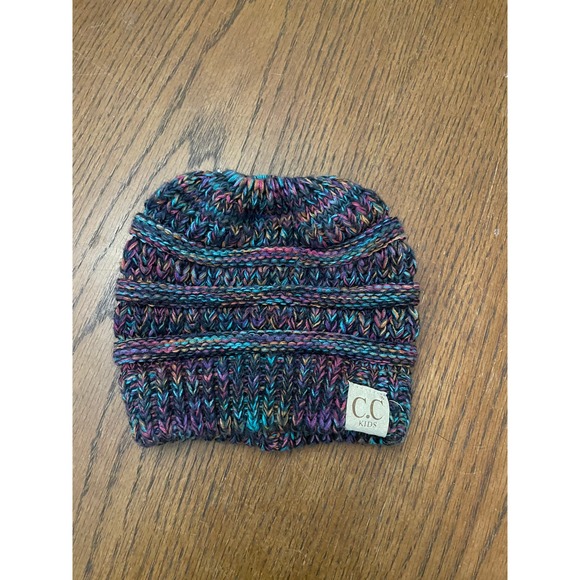 Kids C.C Pony Beanie Hat- Multicolor - Picture 1 of 3